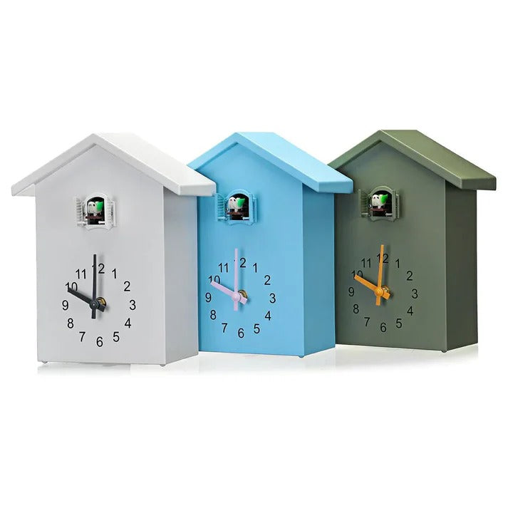Cuckoo Clock with Decorative Design - alternate angle