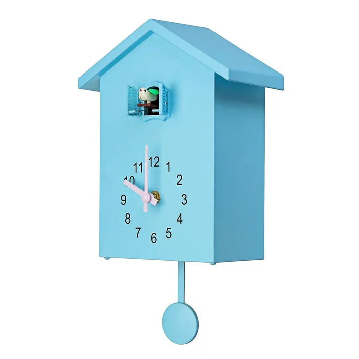 Cuckoo Clock with Decorative Design - alternate angle