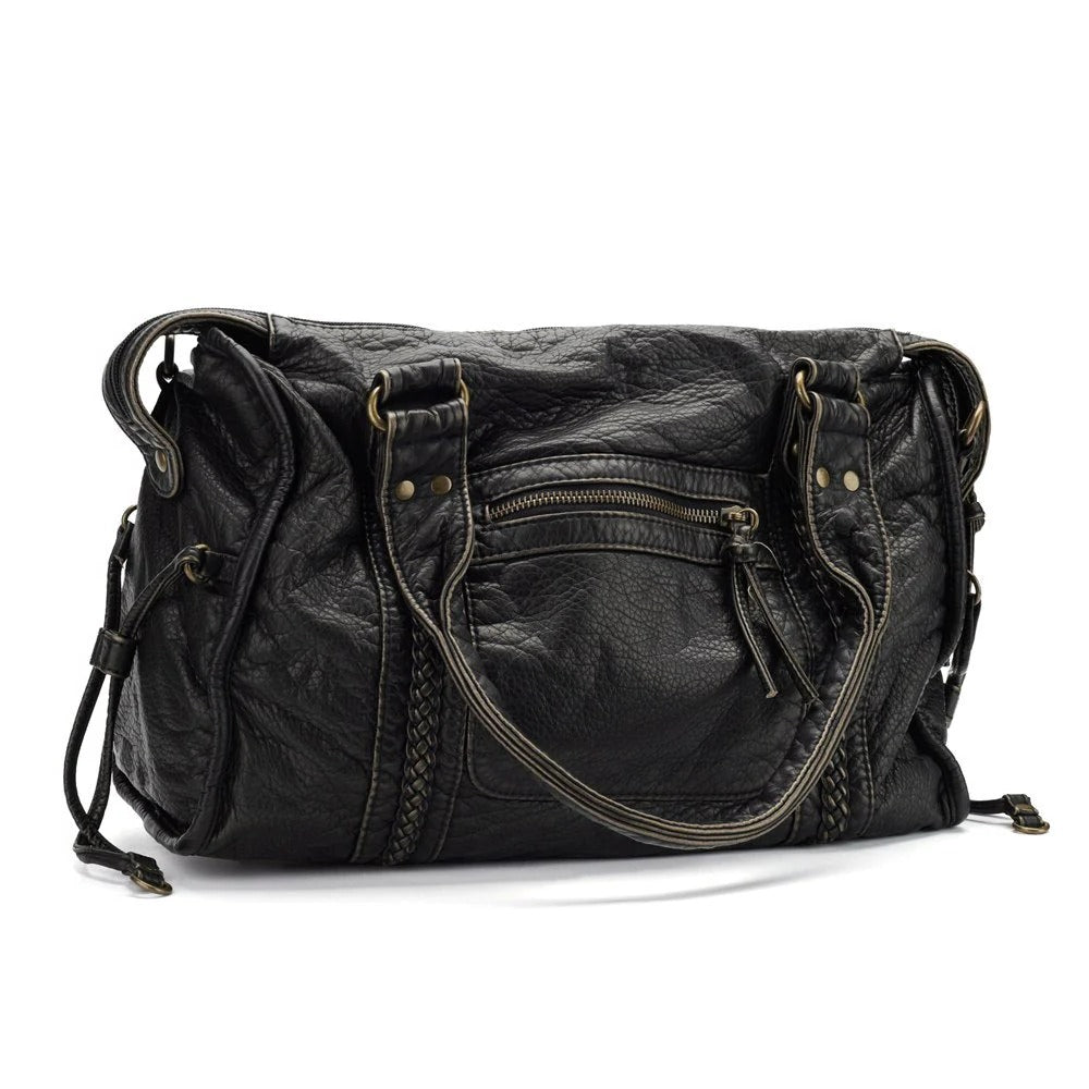 Black Handbag for Classes - alternate angle