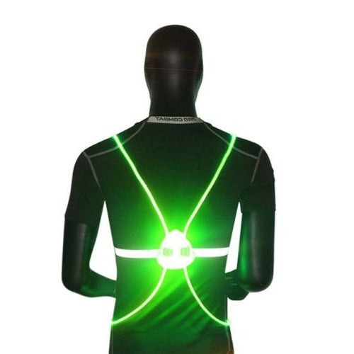 360 degrees Reflective LED Flash Night Vest - detail