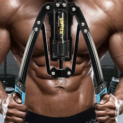 Heavy Duty Hydraulic Chest Arm Resistance Exerciser Workout Tool - alternate angle