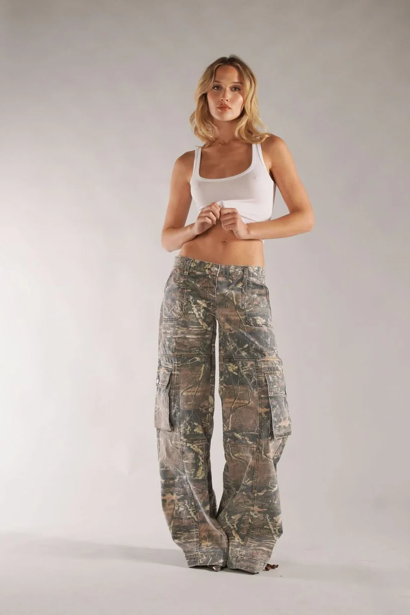 Camo Cargo Pants - in use