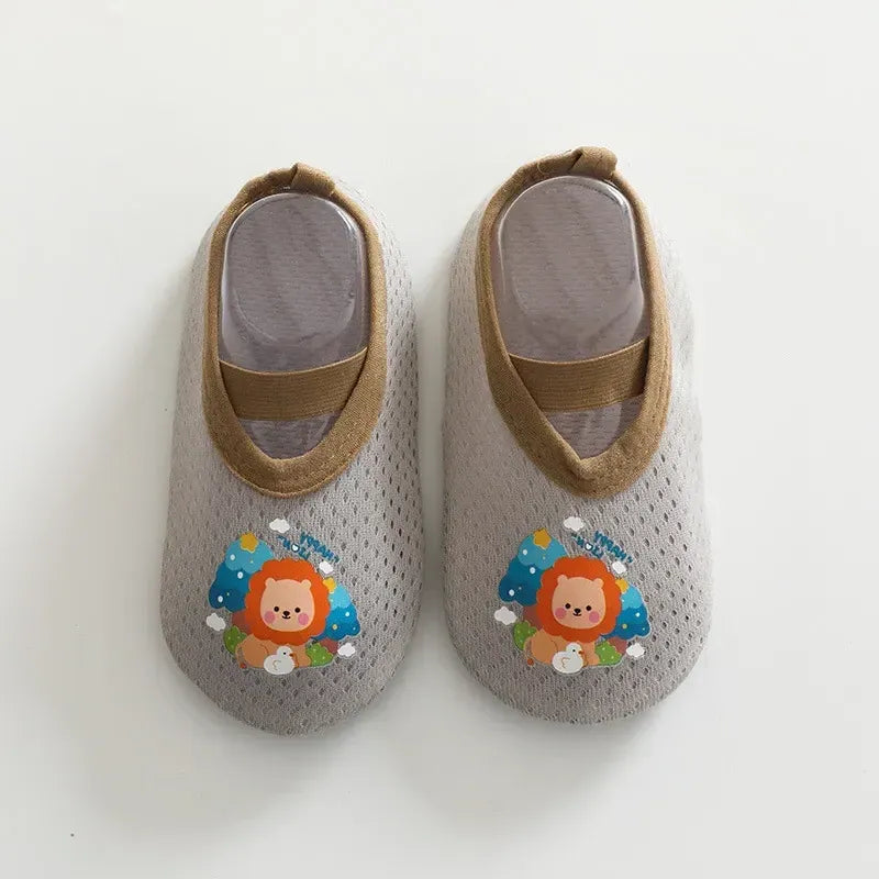 Baby Cartoon Non-Slip Shoes - in use