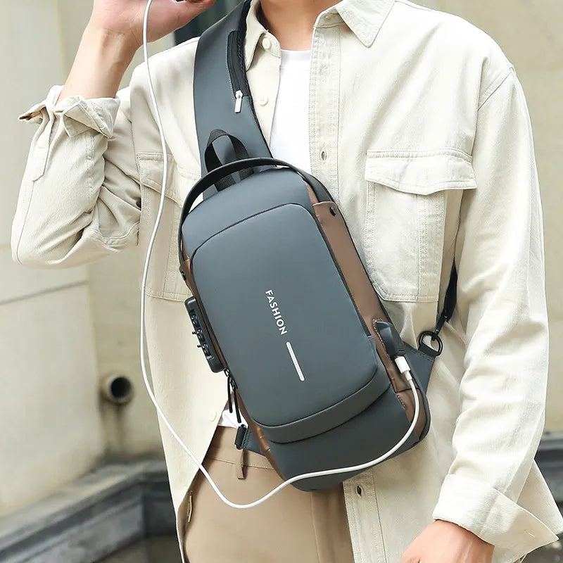 Anti-Theft Crossbody Backpack - detail