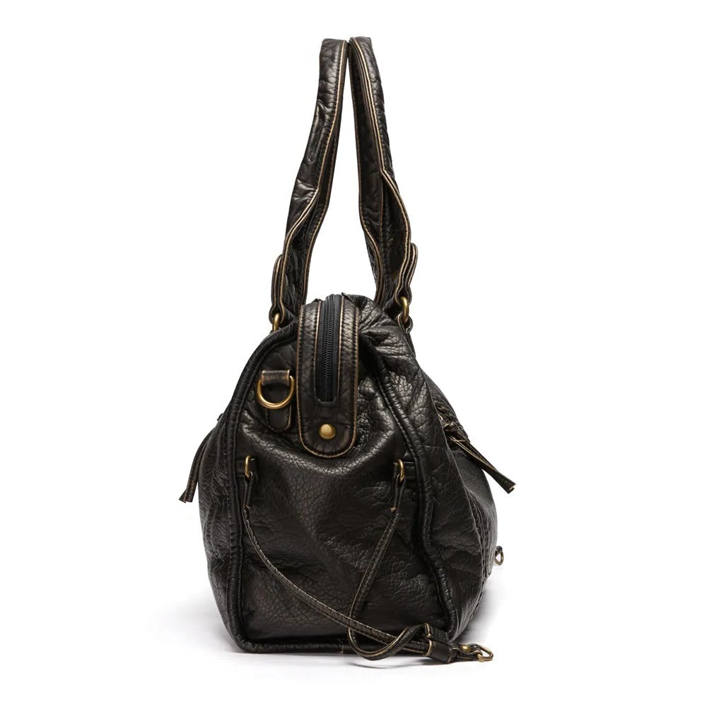 Black Handbag for Classes - detail