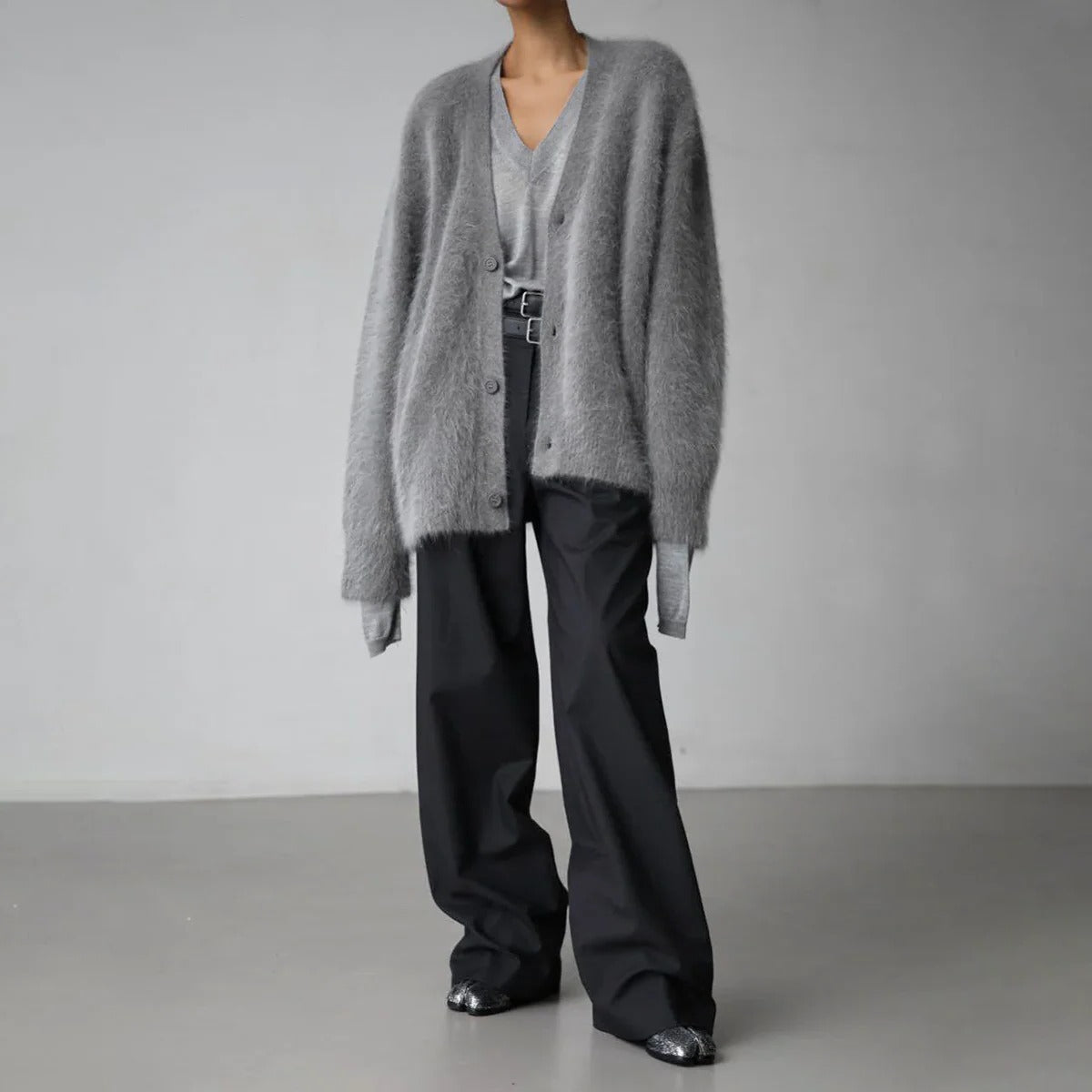 Women's Pure Cashmere Sweater - detail