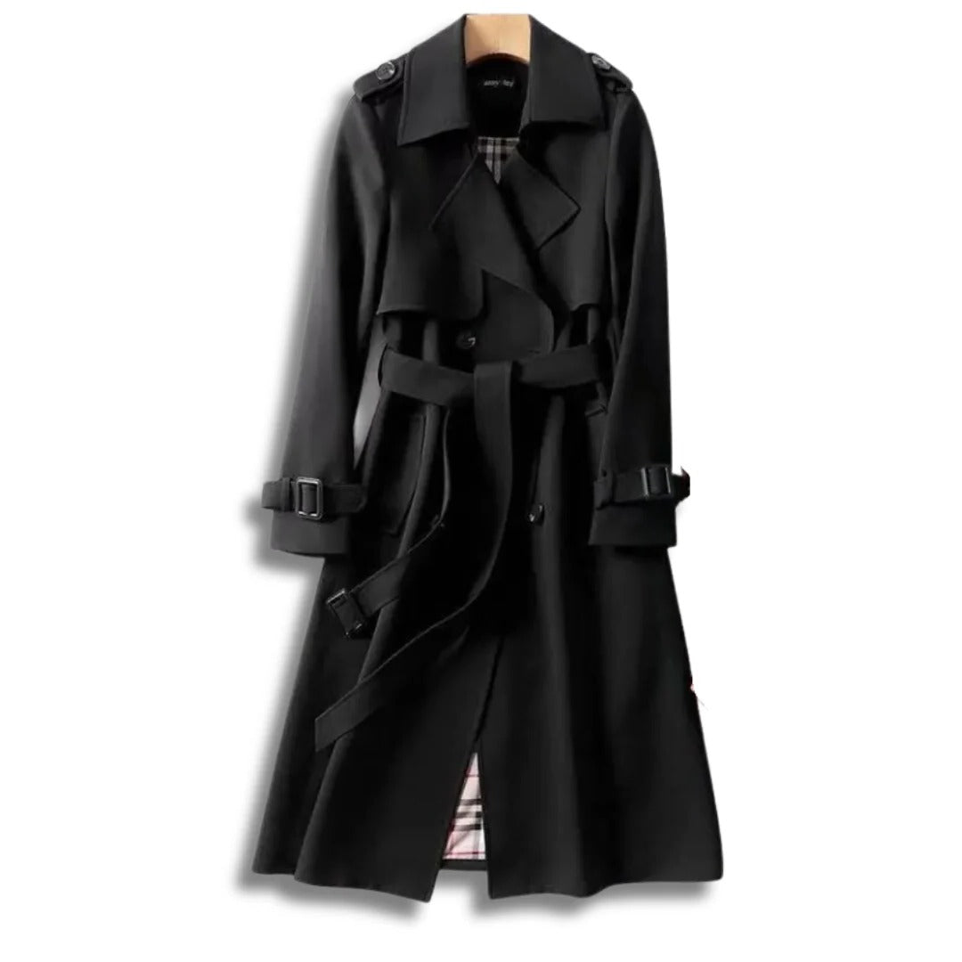 Classic Trench Coat With A Timeless Style - detail