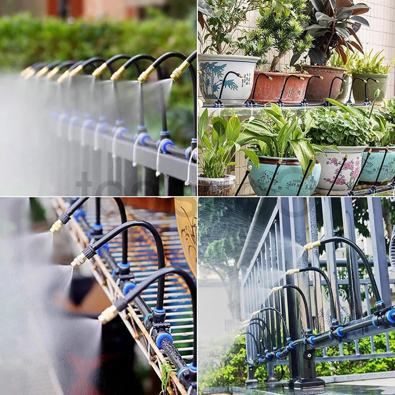 Drip Irrigation Kit with 360 degree Flexible Hose - alternate angle