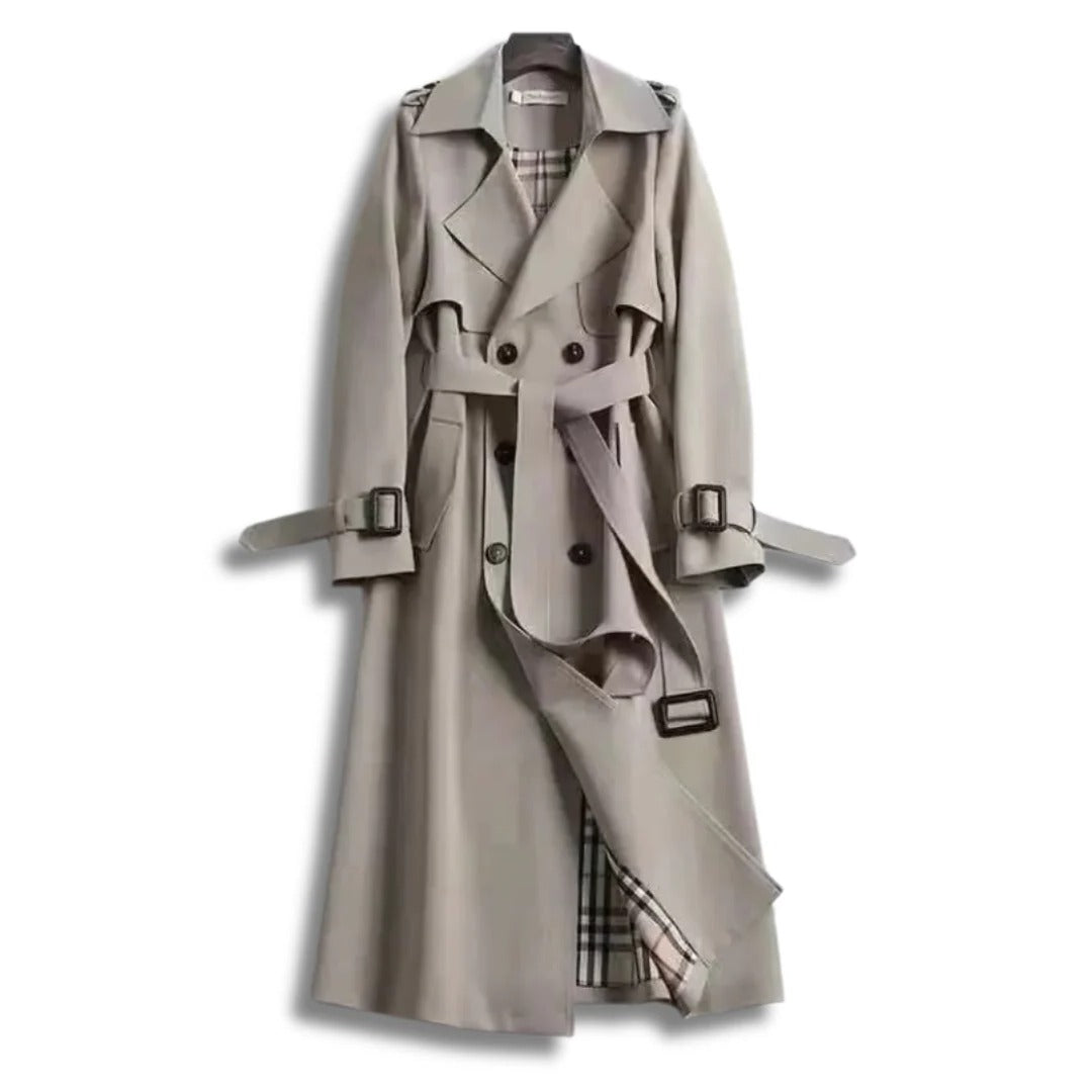 Classic Trench Coat With A Timeless Style - in use