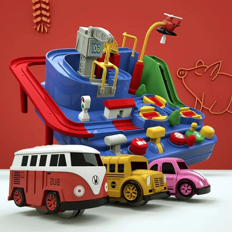 Children's Mechanical Vehicle Track Game - detail