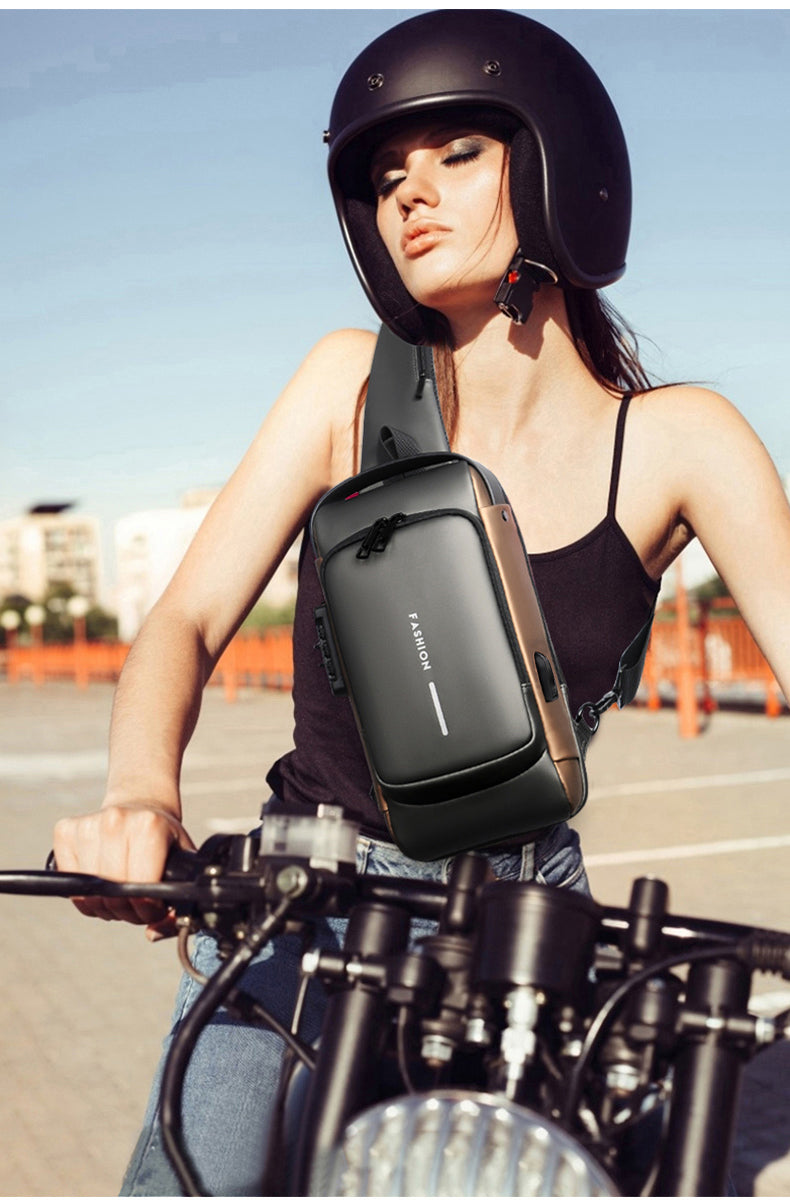 Anti-Theft Crossbody Backpack - alternate angle