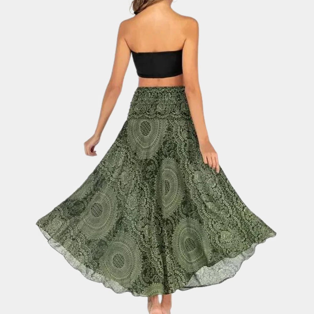 Bohemian Maxi Skirt For Women - alternate angle