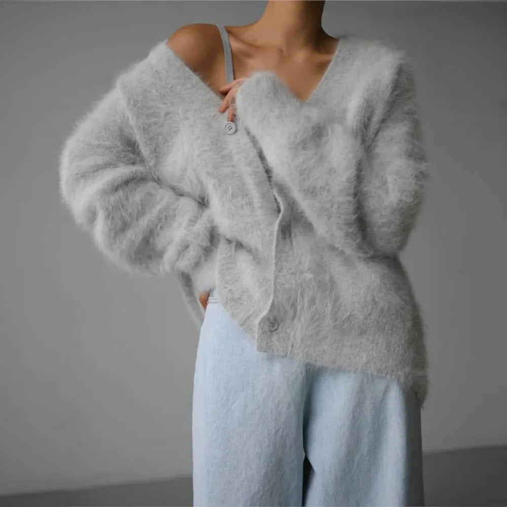 Women's Pure Cashmere Sweater - alternate angle