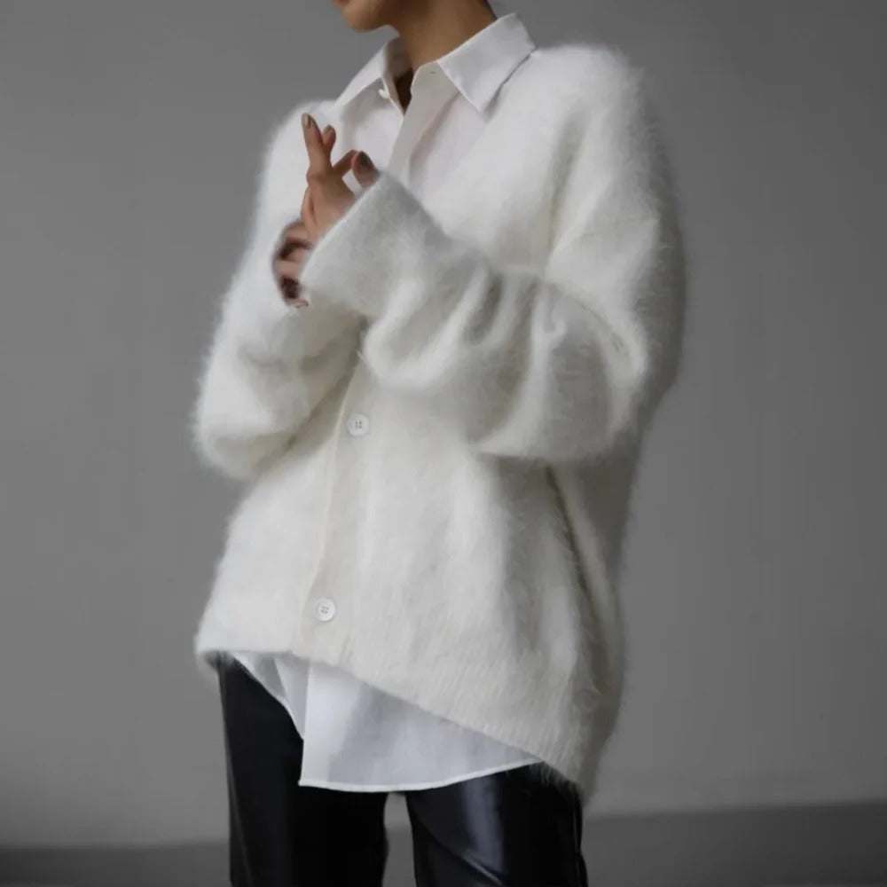 Women's Pure Cashmere Sweater - detail