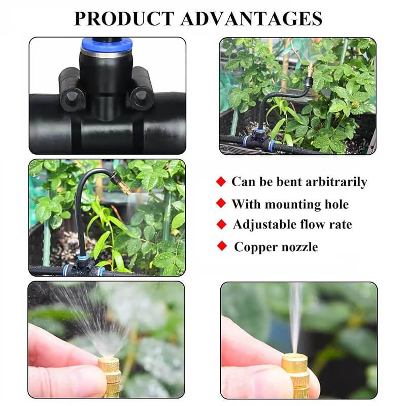 Drip Irrigation Kit with 360 degree Flexible Hose - detail