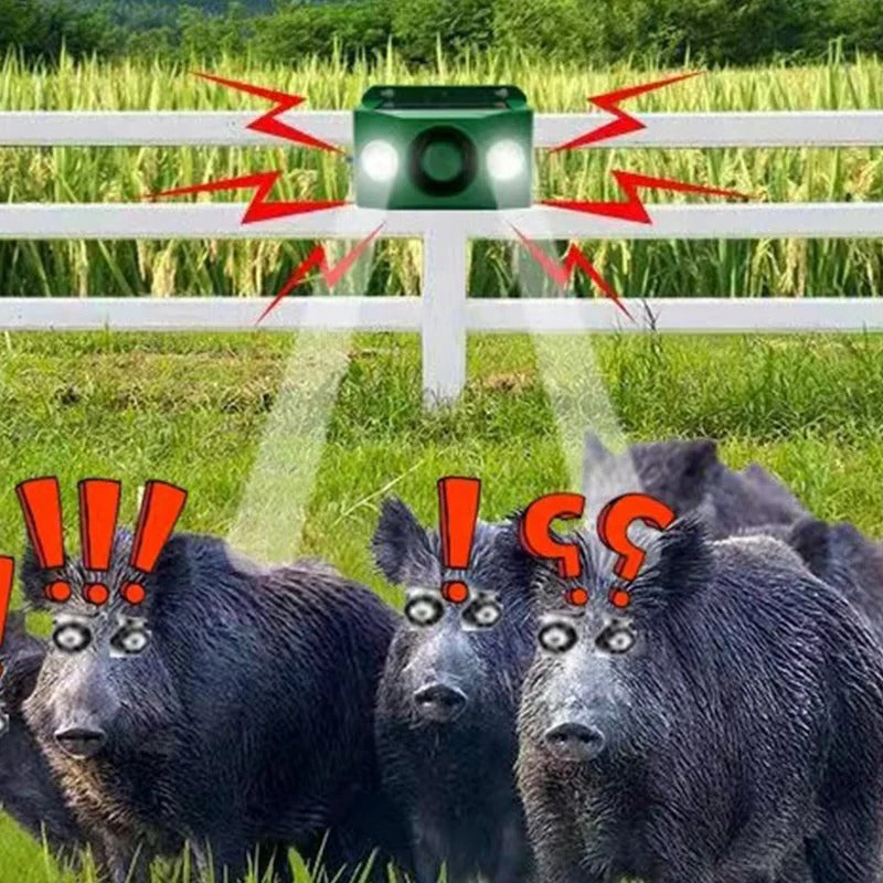 Beast Repellent Solar Warning Lights - detail