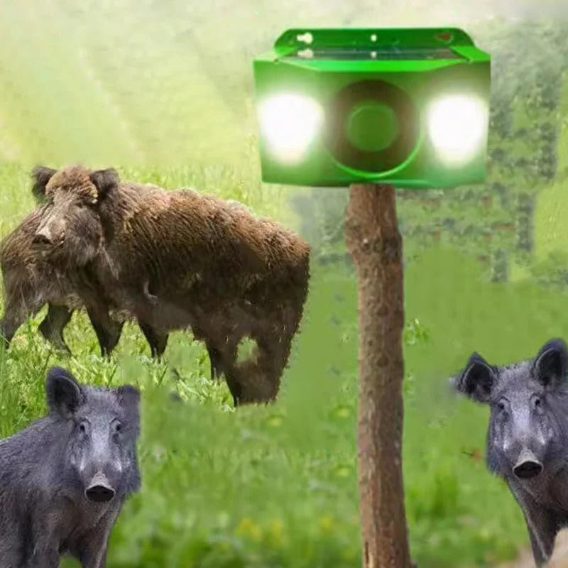 Beast Repellent Solar Warning Lights - alternate angle