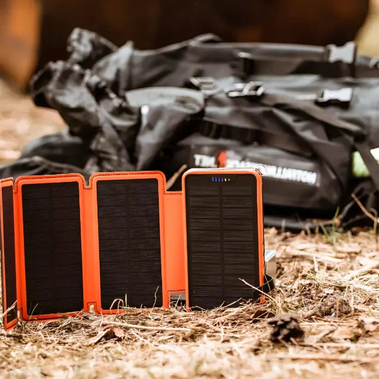 Solar Power Bank - 26,800mAh, Dual USB, Waterproof - detail