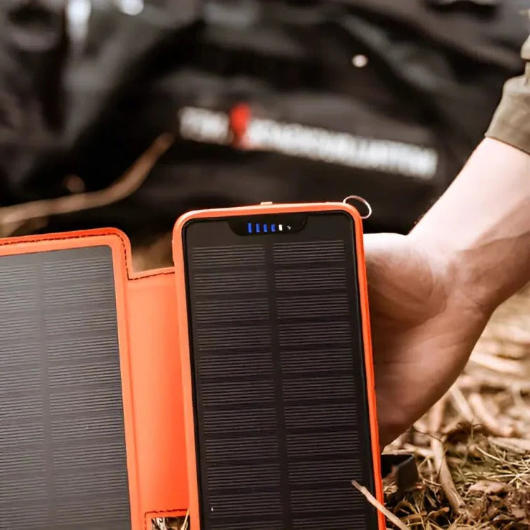 Solar Power Bank - 26,800mAh, Dual USB, Waterproof - detail