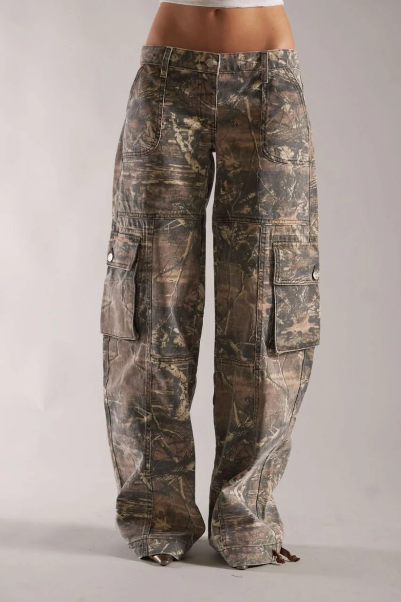 Camo Cargo Pants - alternate angle