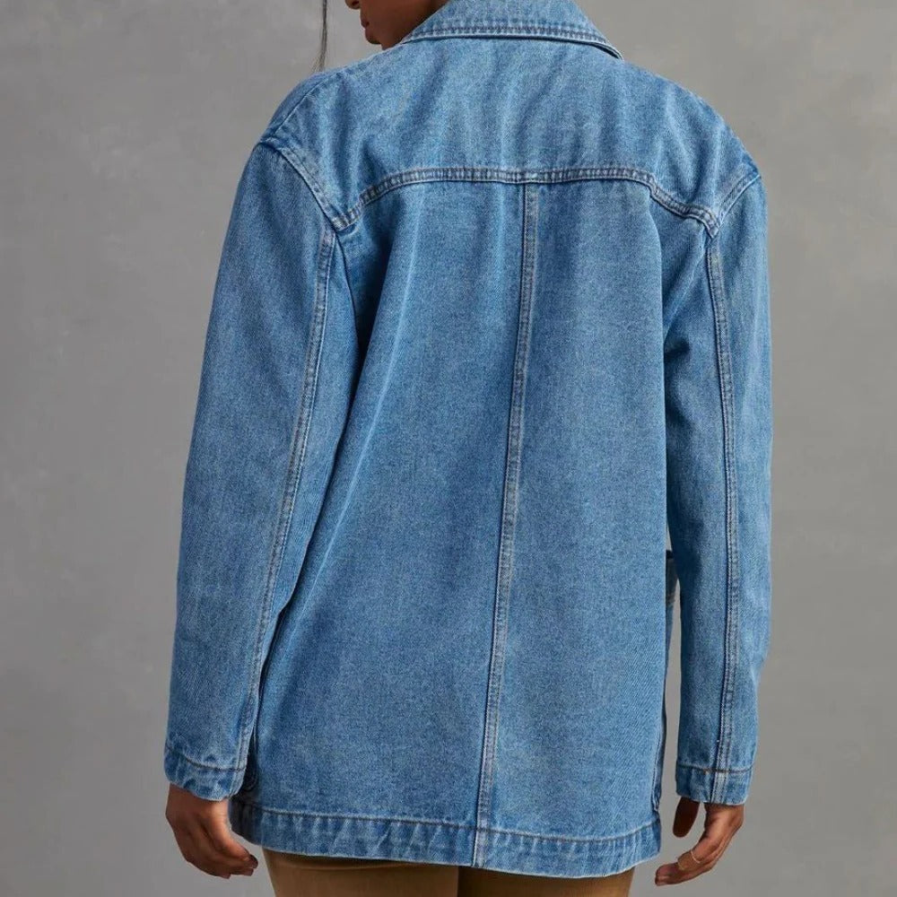Casual and Stylish Denim Jacket For Women - detail