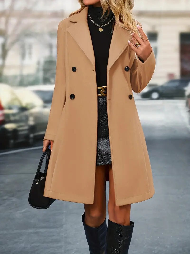 Coat With Double Breasted - detail