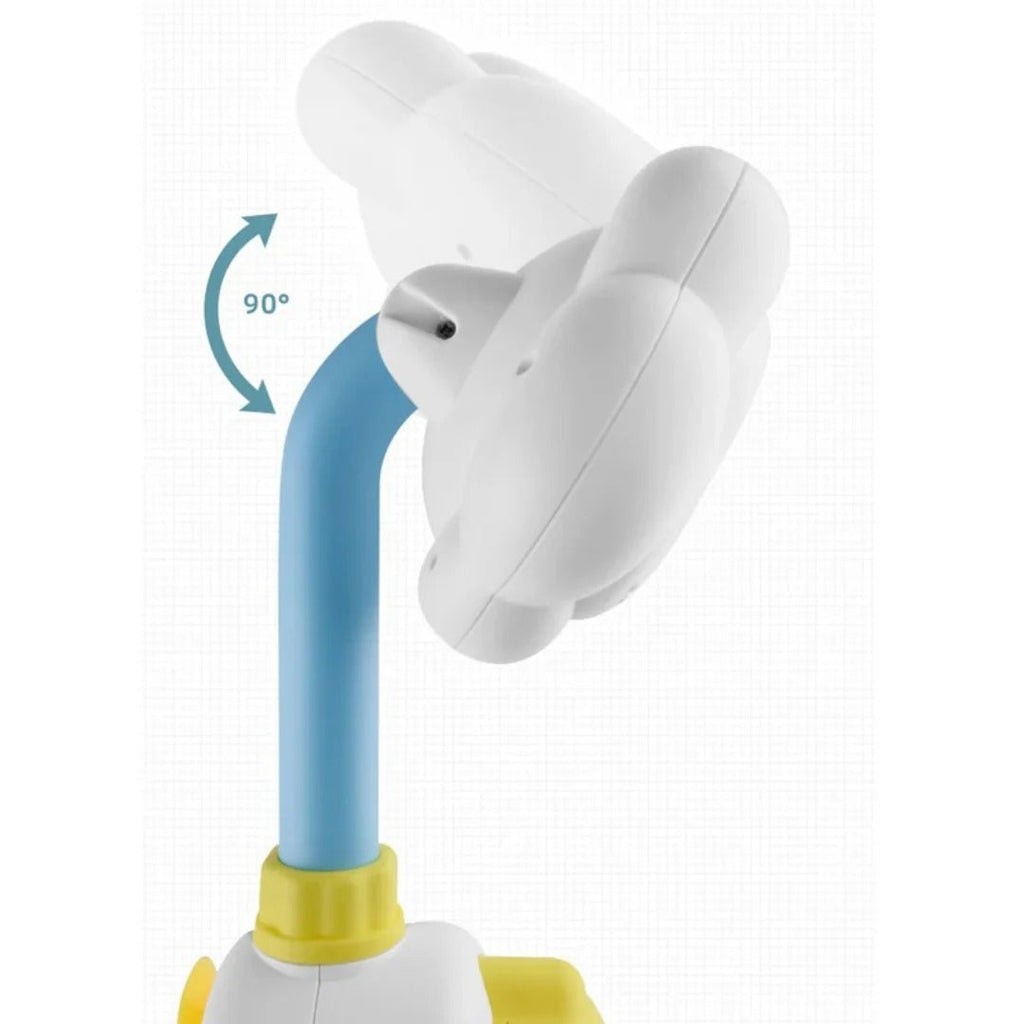 Baby Bath Toy Cloud Shower Head - in use
