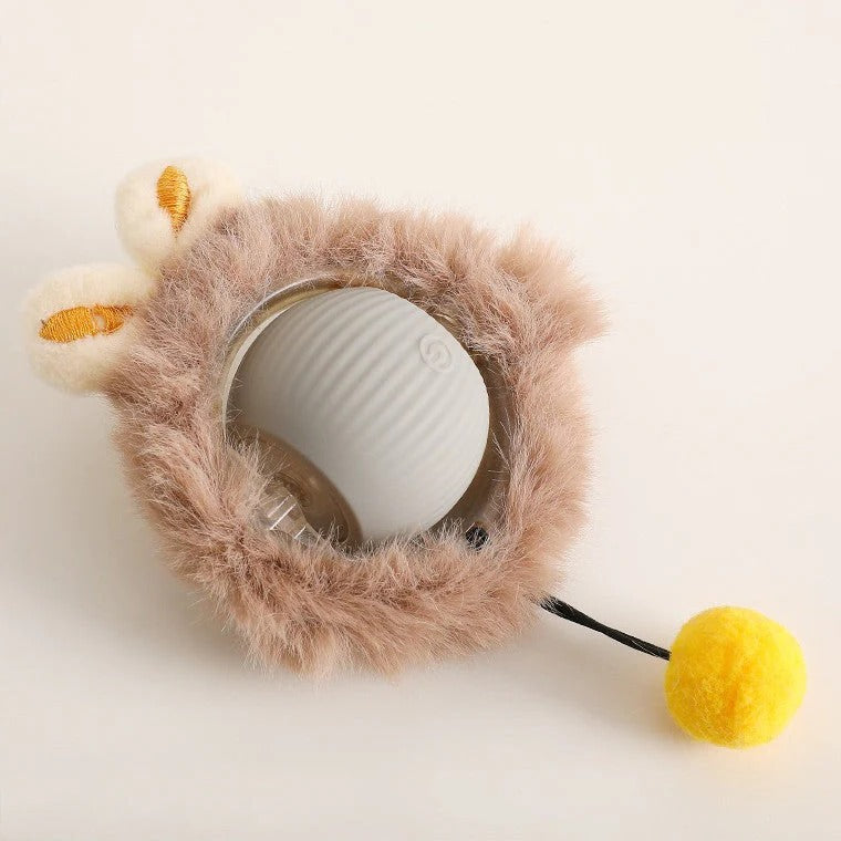 Active Rolling Ball with Tail for Dogs - alternate angle