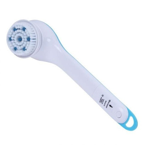 Exfoliating Body Brush with 5 Interchangeable Attachments - in use