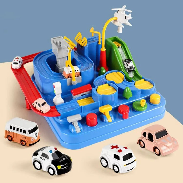 Children's Mechanical Vehicle Track Game - detail