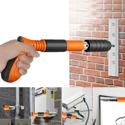 Air Nailer Gun - in use