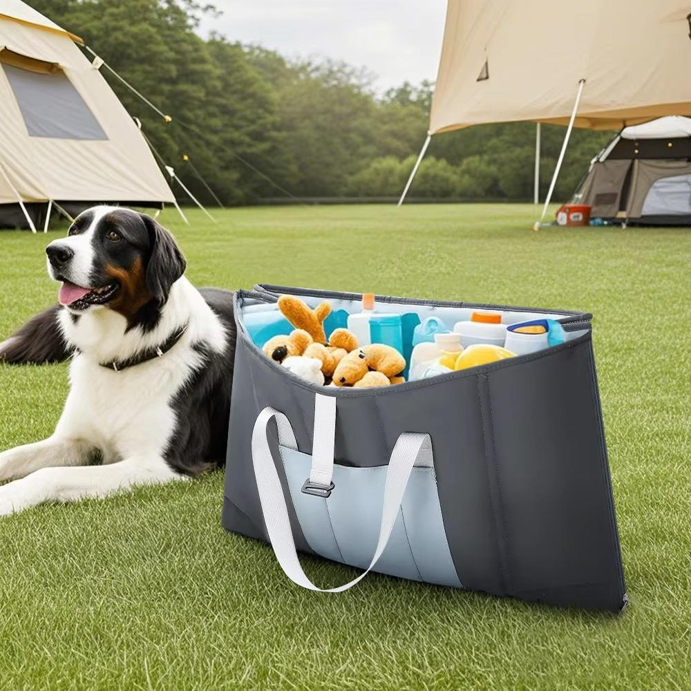 Dog Bag for Travel - in use
