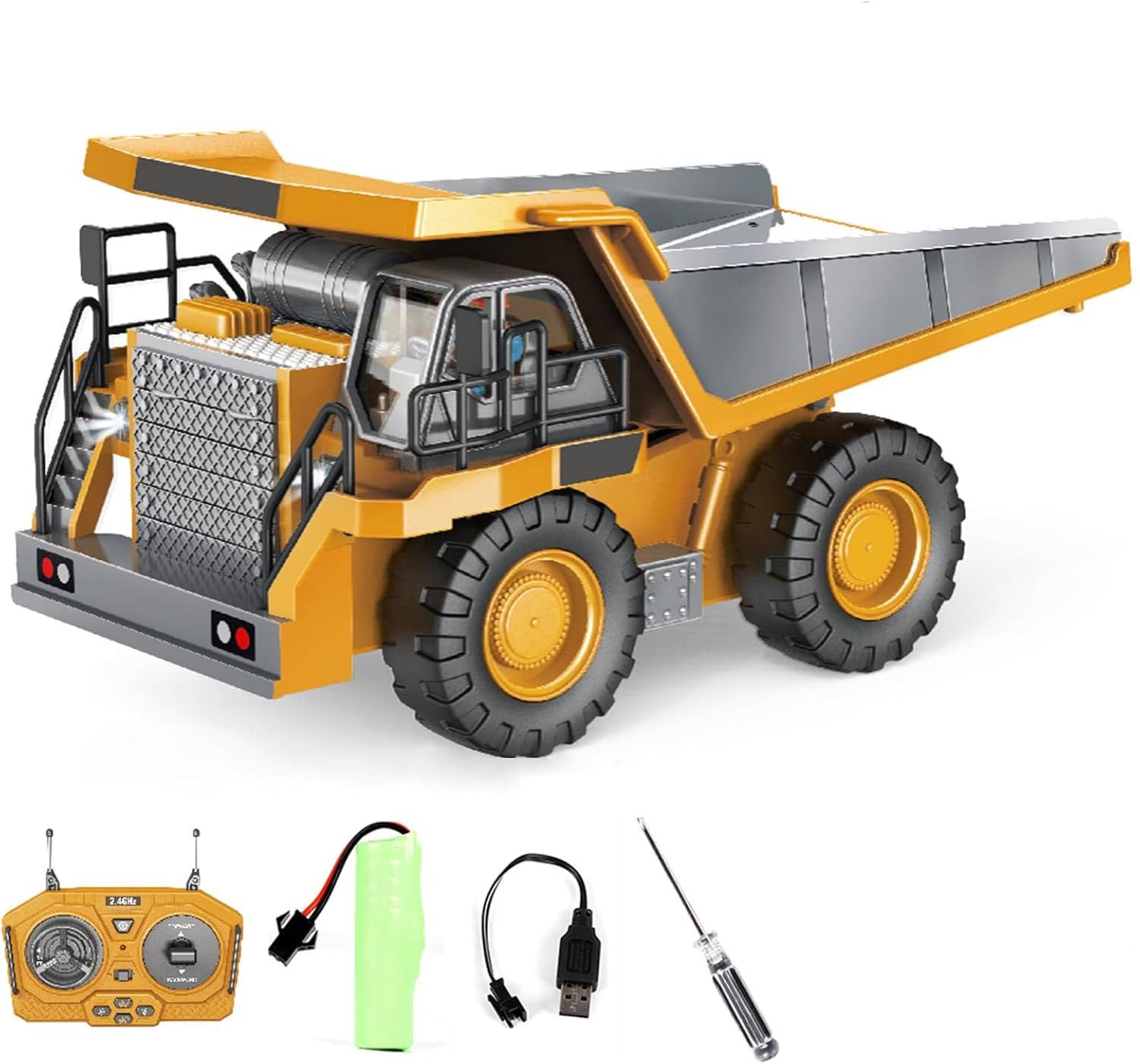 4WD Remote Control Excavator Bulldozer Dump - detail