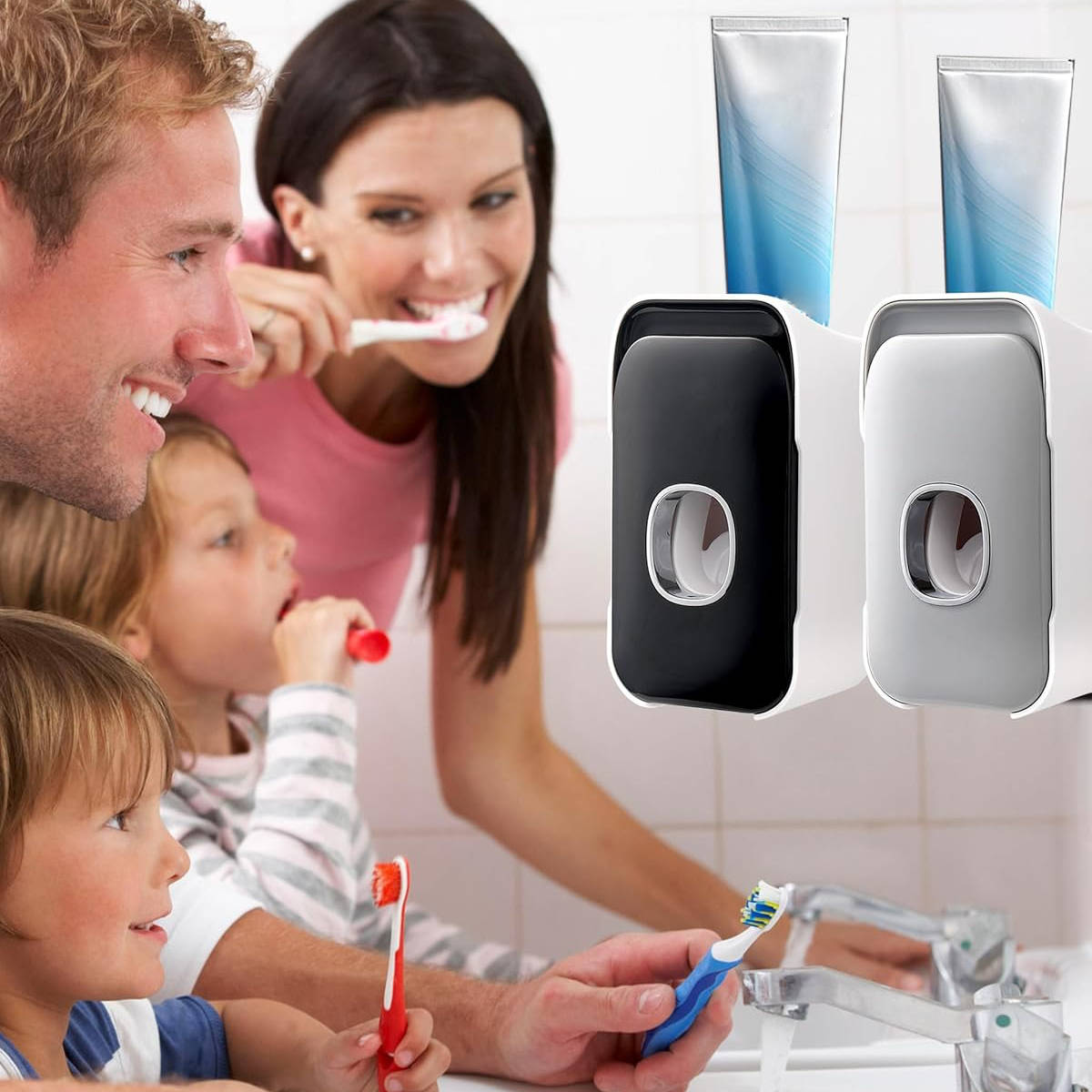 Automatic Toothpaste Dispenser Wall Mounted - detail