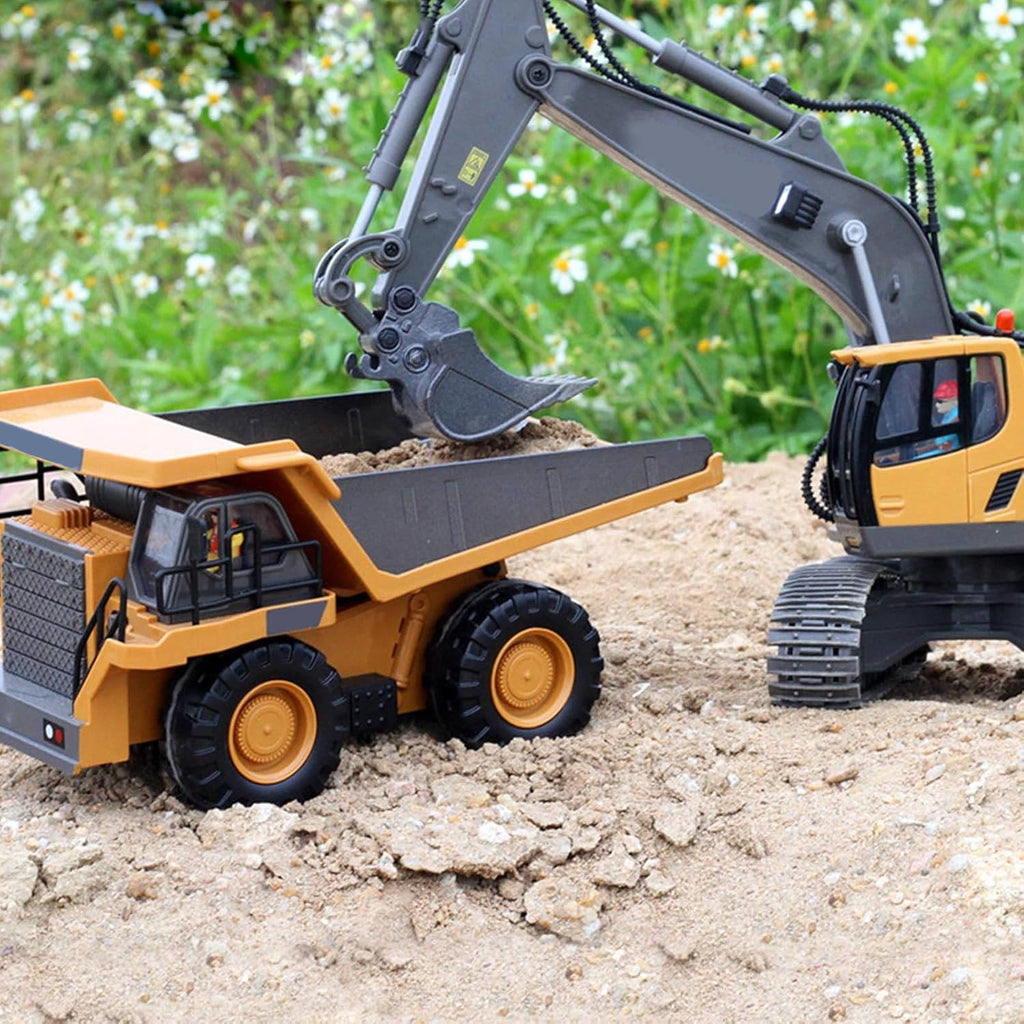 4WD Remote Control Excavator Bulldozer Dump - detail