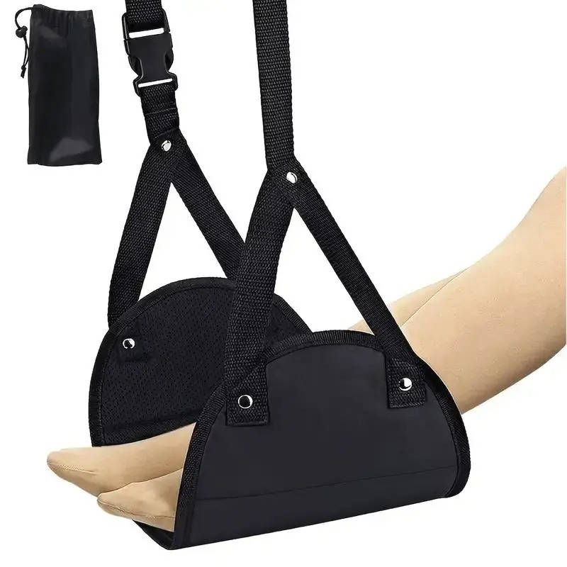 2-Pack Portable Travel Foot Hammocks - alternate angle
