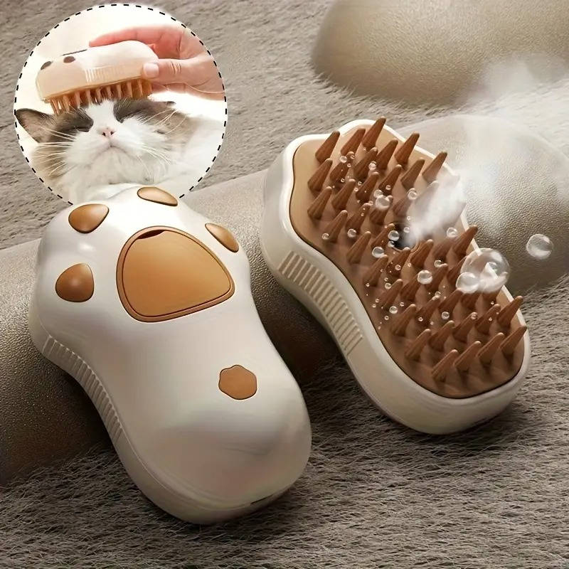 Dog Brush With Steam - alternate angle