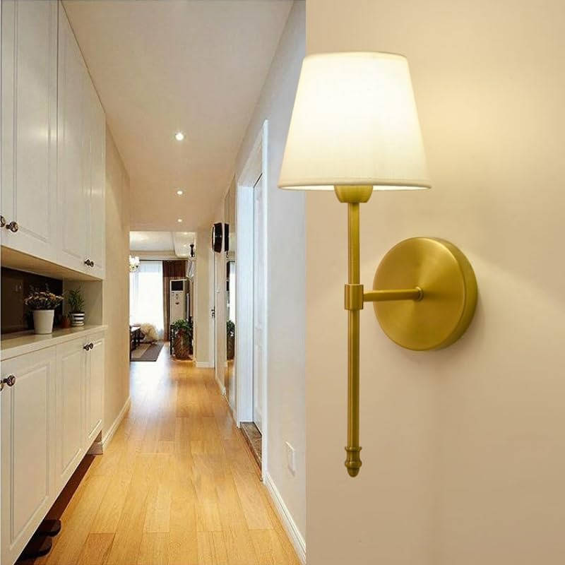 Battery Operated Wall Sconces - in use