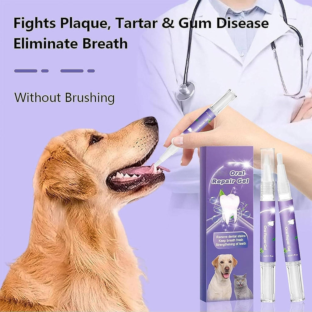3 Set Dog Oral Repair Gel - alternate angle