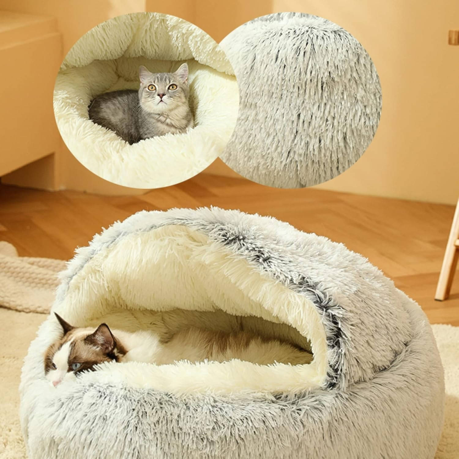 Donut Dog And Cat Bed - alternate angle