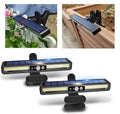 Solar Motion-Activated Fence Lights (2 Pack)