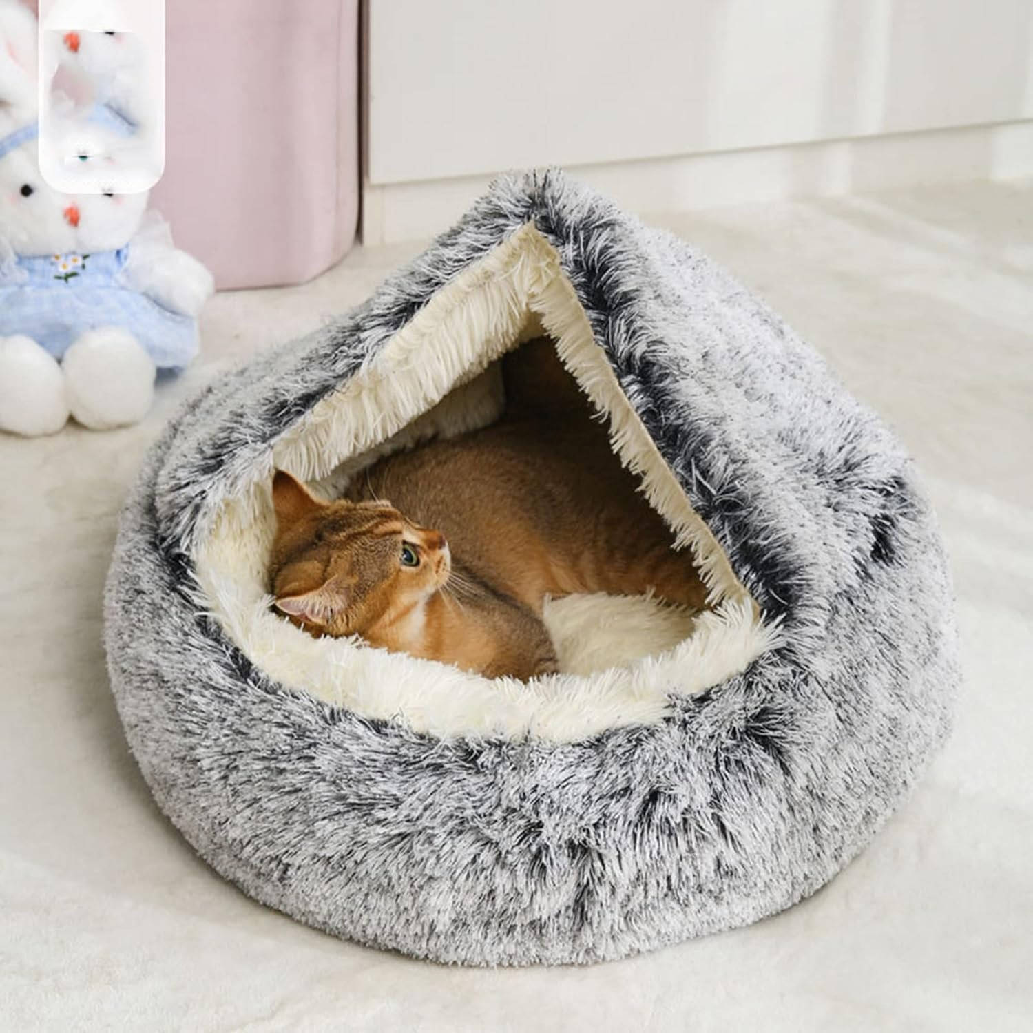 Donut Dog And Cat Bed - alternate angle