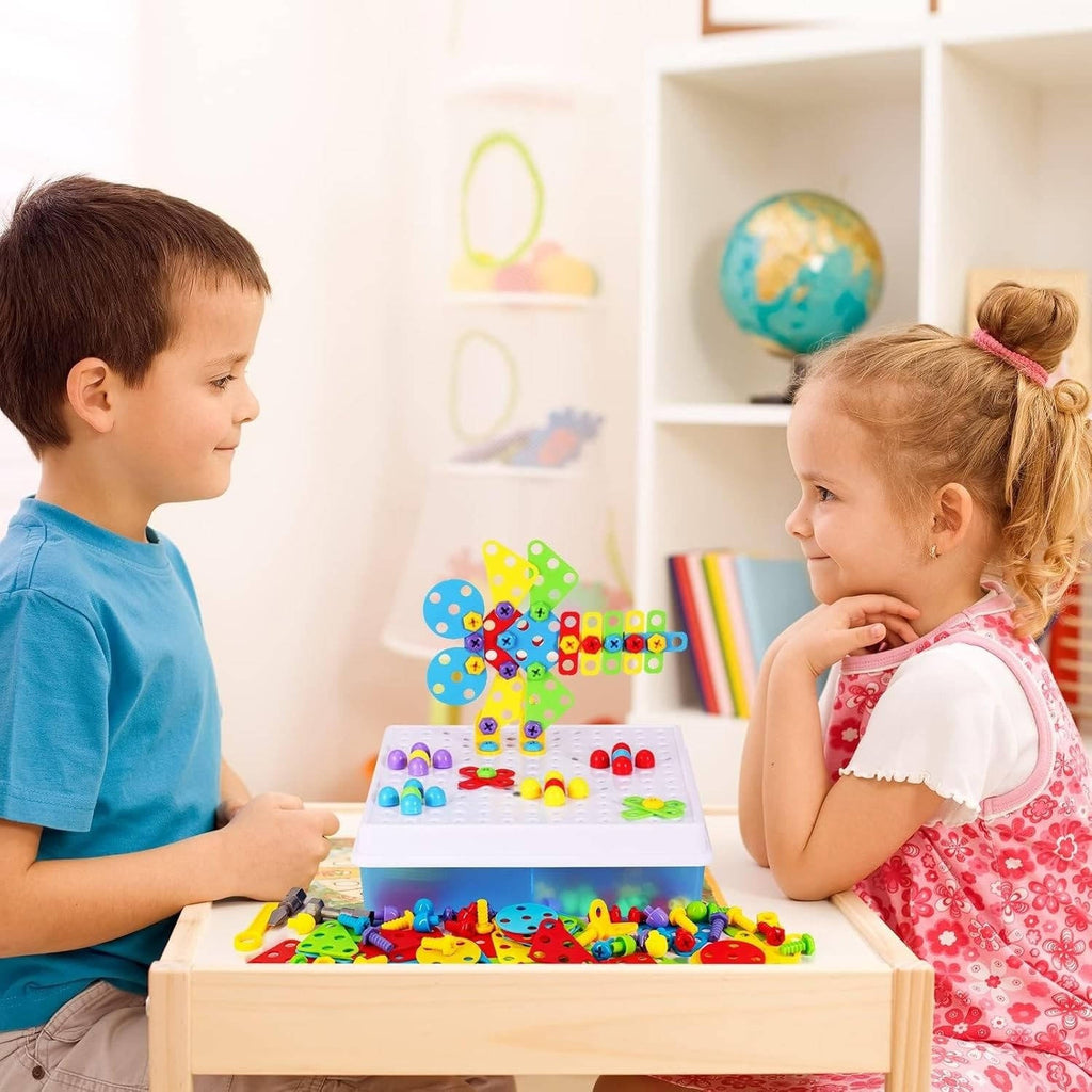 Building Toys for Kids 237pcs - in use