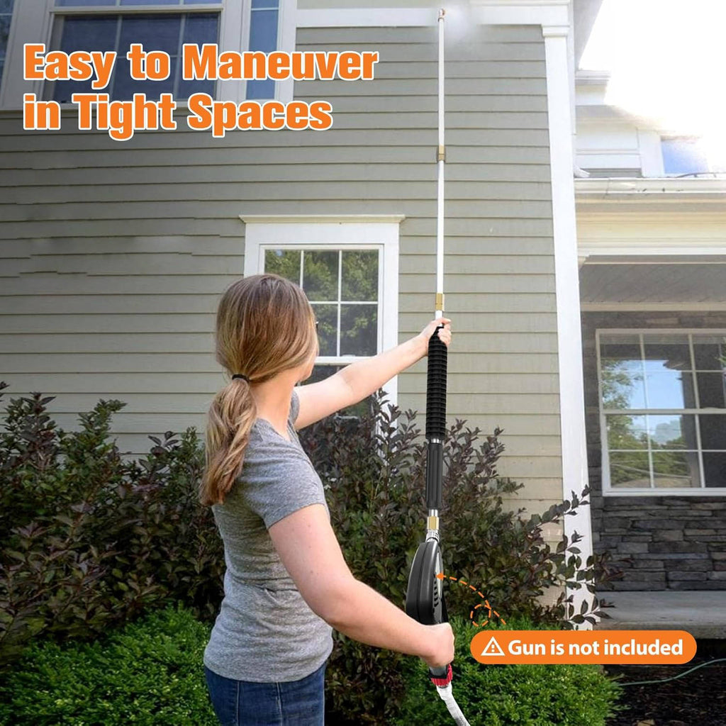 4000 PSI Telescoping High Pressure Power Washer Extension Wands For - detail