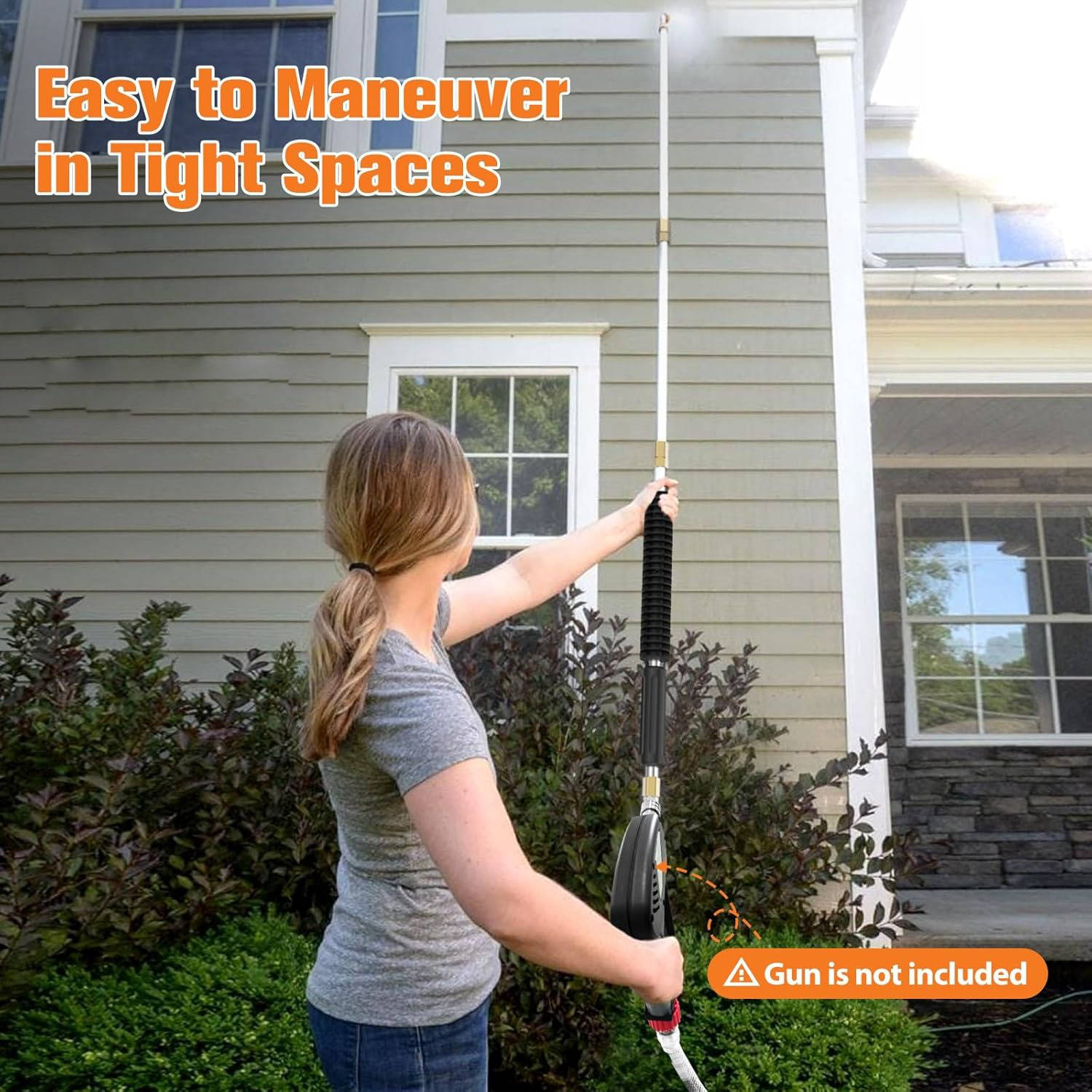4000 PSI Telescoping High Pressure Power Washer Extension Wands For - detail