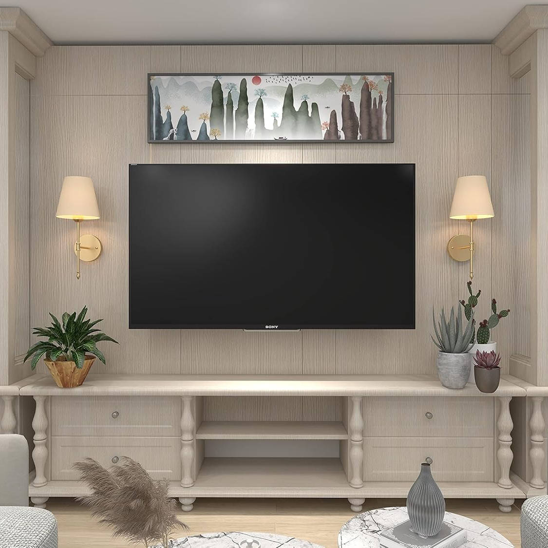 Battery Operated Wall Sconces - alternate angle