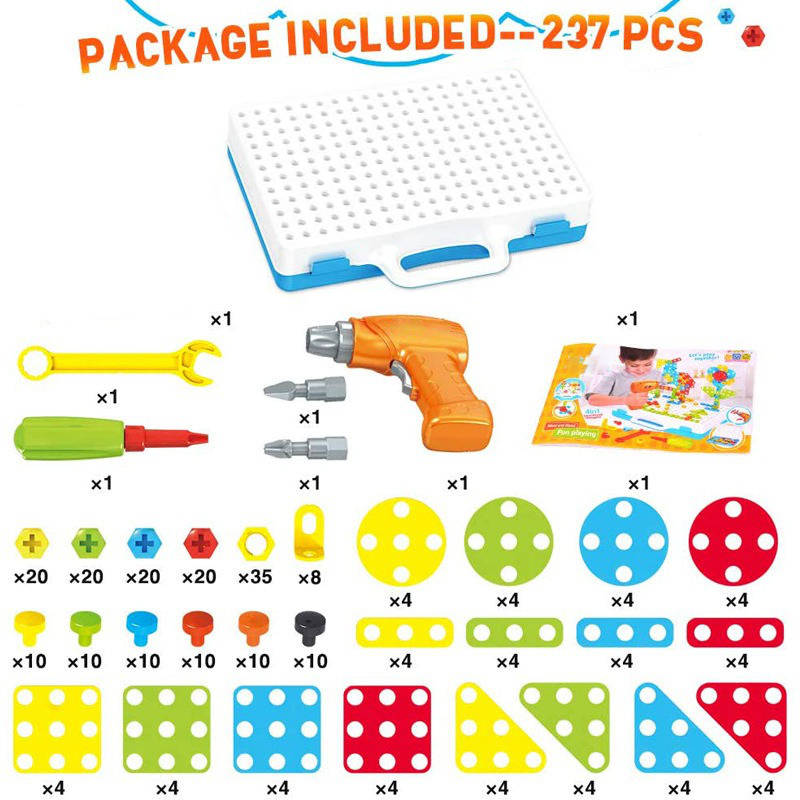 Building Toys for Kids 237pcs - detail