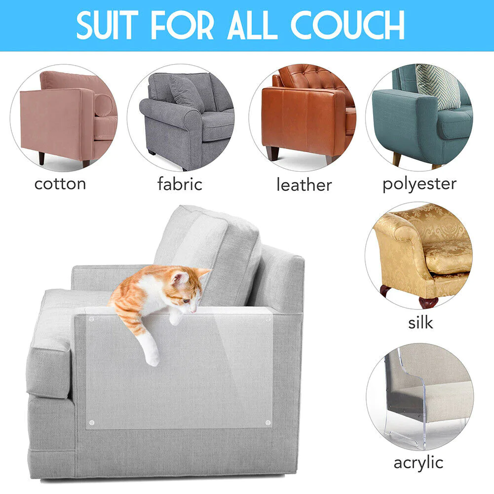 8-Piece Cat Scratch Furniture Protector Guards - alternate angle