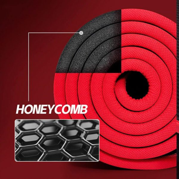Fitness Mat Men's High Density Exercise Yoga Non-Slip Mat