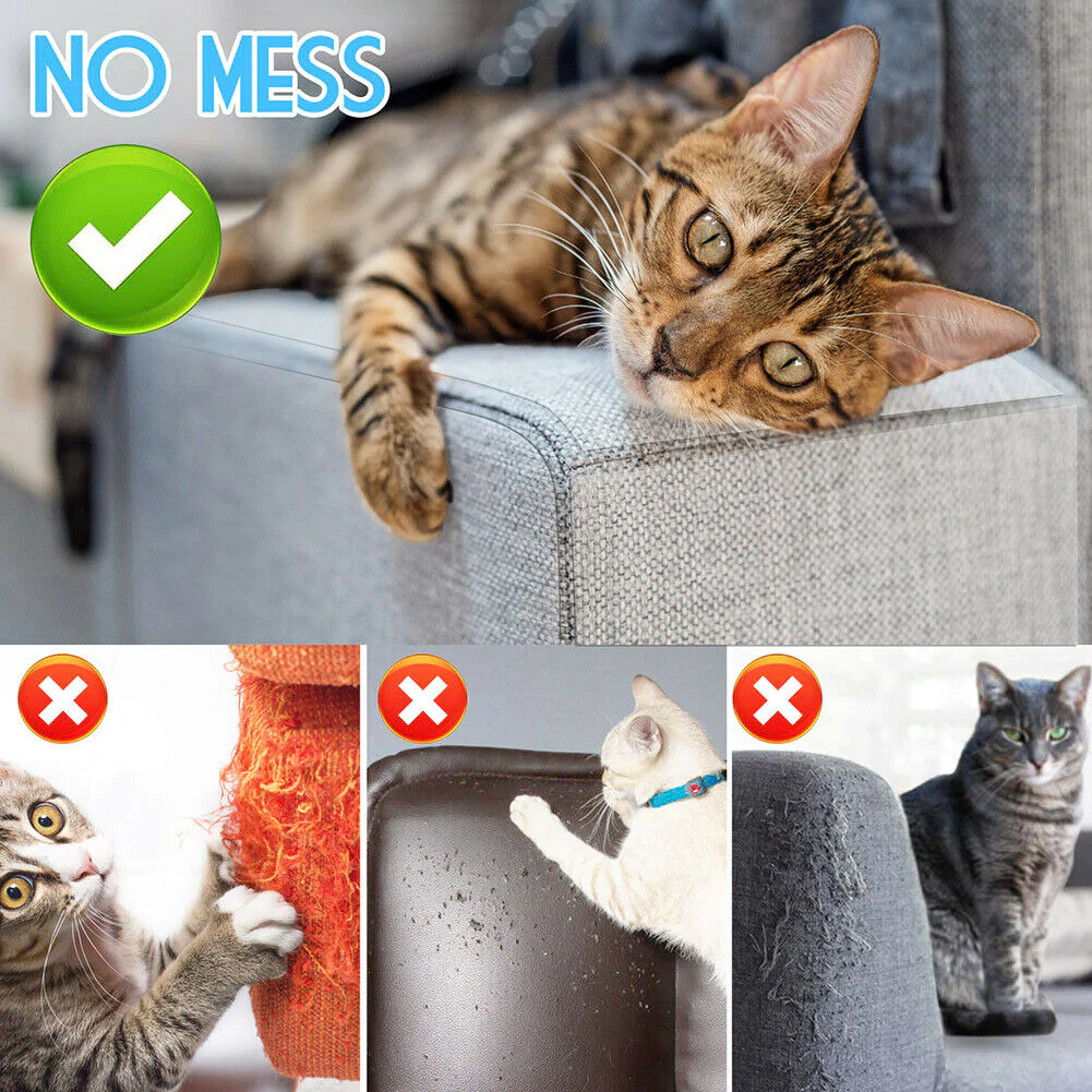 8-Piece Cat Scratch Furniture Protector Guards - alternate angle